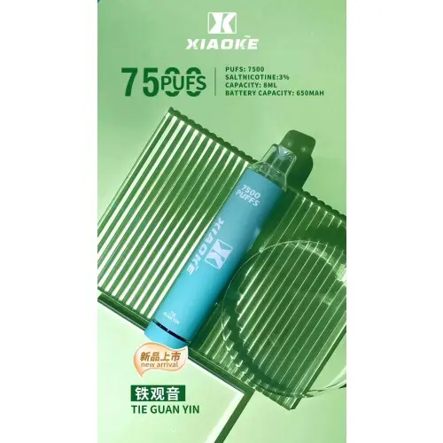 1733109461c30823bc85d8625f84e29d83ae136caa_local-500x500-1.webp XIAOKE 梟客 7500口 拋棄式電子煙|搭載網狀霧化技術8ml容量 台灣現貨