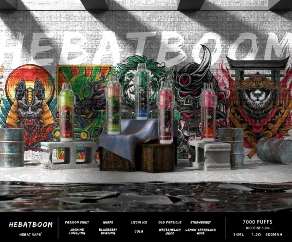 20240103105256.webp Hebat 喜貝 BOOM 7000口 拋棄式電子煙|具備 14ml 巨量油倉 台灣現貨
