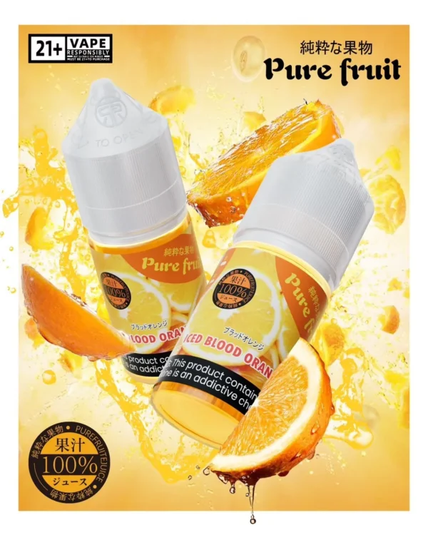 Pure Fruit 純粹果物 煙油 30mL｜日本原裝進 主打現榨果汁般爆汁感 台灣現貨