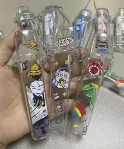 一代通用主機保護套｜透明外觀搭配卡通貼圖設計 台灣現貨