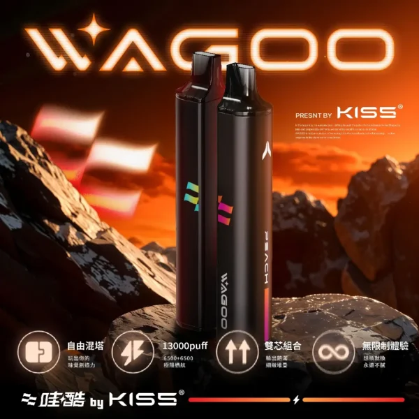 97c99b4678a4cee3c7bb27a69a00dadb.webp WAGOO 哇酷 KIS5 6500口 拋棄式電子煙|具備升級不漏油結構 台灣現貨