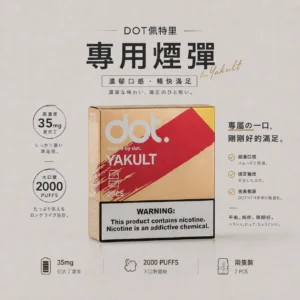 ChatGPT-Image-2026年8月20日-下午05_24_13.webp 【買3贈送主機】DOT switch 佩特里 專用煙彈 兩顆裝|具備防漏大容量設計 台灣現貨