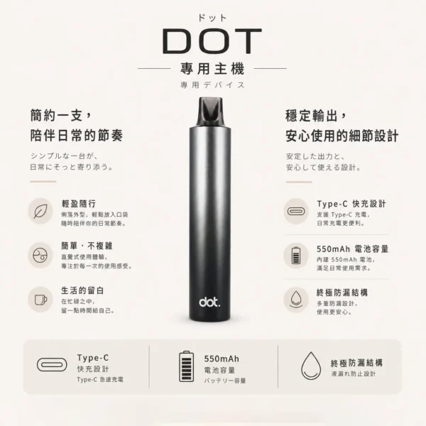 ChatGPT-Image-2026年8月22日-下午06_19_24.webp DOT switch 佩特里 升級款 專用主機|具備金屬防刮塗層結合終極防漏 台灣現貨