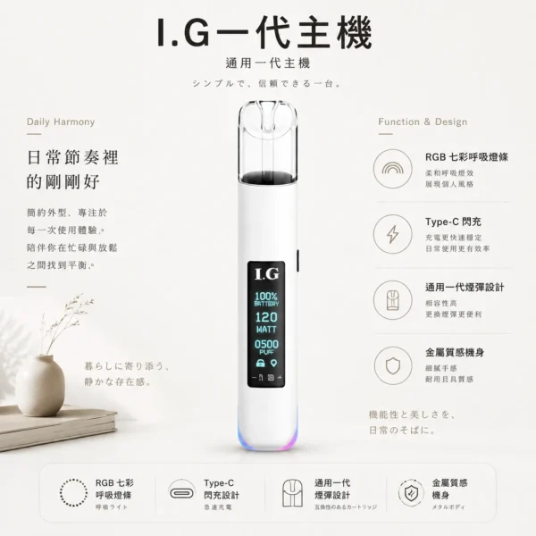 I.G 一代通用主機｜搭載智慧晶片控制 台灣現貨