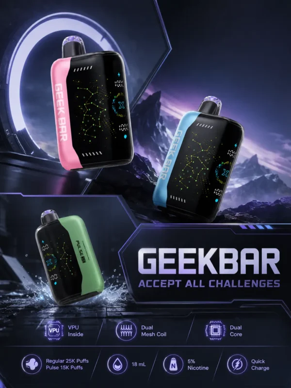 ChatGPT-Image-2026年8月31日-上午02_14_06.webp 【買5贈1】GEEK BAR Pulse X 星空系列 25000口 拋棄式電子煙|具備3D 曲面全螢幕視覺設計 台灣現貨