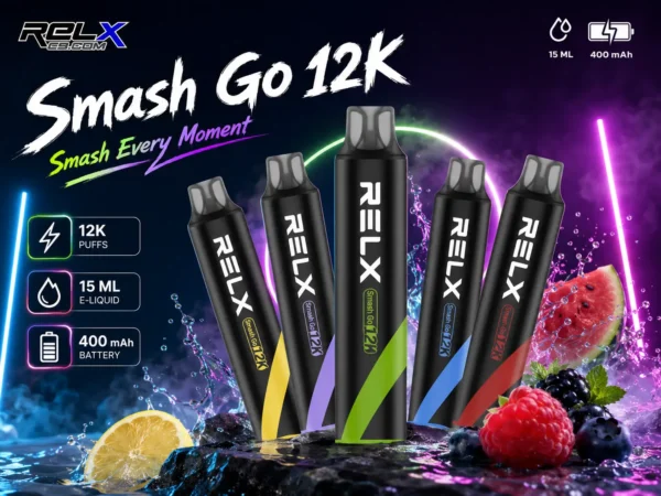 ChatGPT-Image-2026年8月31日-上午04_15_34.webp RELX Smash Go 12000口 拋棄式電子煙|搭載獨家防乾燒技術 台灣現貨