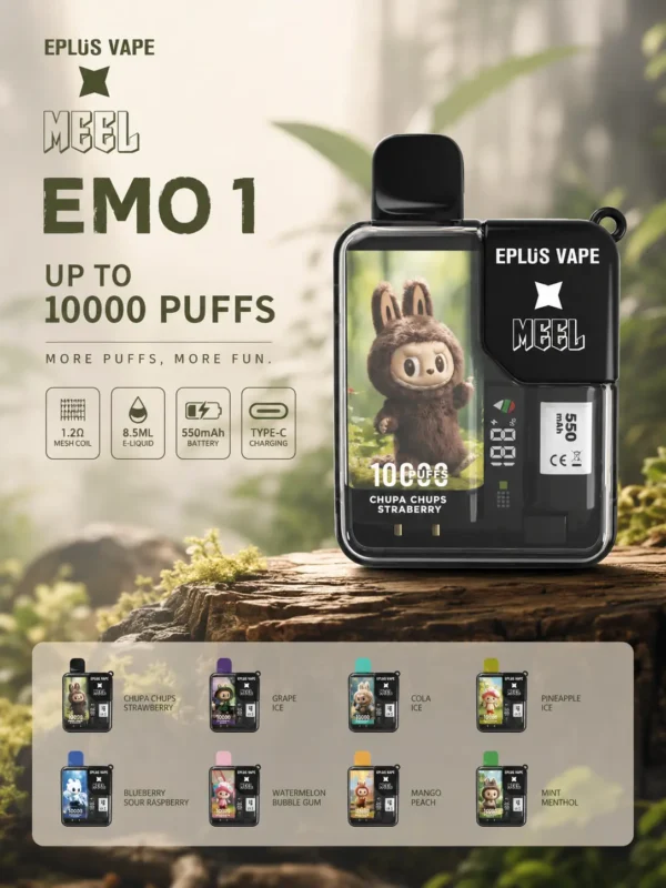 MEEL Labubu 聯名 10000口 拋棄式電子煙｜具備 8.5ml 巨量油倉 台灣現貨