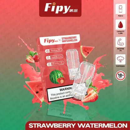 【買三贈主機】Fipy 果派 一代通用煙彈 2.2ml 大容量｜結合透明美學外觀 台灣現貨