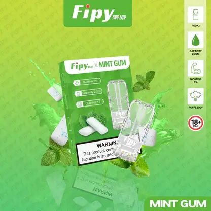 【買三贈主機】Fipy 果派 一代通用煙彈 2.2ml 大容量｜結合透明美學外觀 台灣現貨
