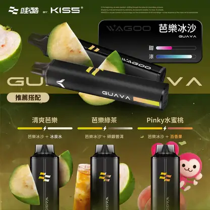 KISS-哇酷-6500口【雙芯組合-口味自由混搭更好玩】.webp WAGOO 哇酷 KIS5 6500口 拋棄式電子煙|具備升級不漏油結構 台灣現貨