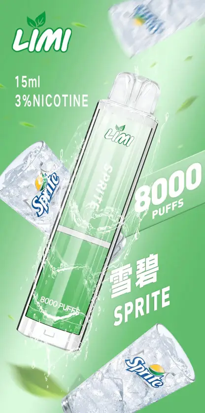 LIMI拋棄式一次性8000口.webp LIMI 8000口 拋棄式電子煙|具備 15ml 儲油量續航天花板 台灣現貨