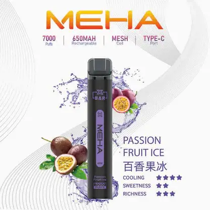 MEHA-XBAR-拋棄式-7000口小黑條-3.webp MEHA XBAR 魅嗨 小黑條 7000口 拋棄式電子煙|具備 3% 尼古丁鹽黃金配方 台灣現貨