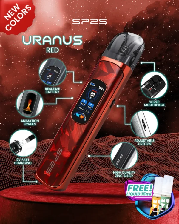 SP2S 天王星 Uranus 開放式注油小煙主機｜具備最大 30W 多檔調節爆發輸出 台灣現貨