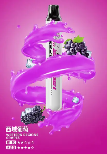 SP2S 5000口 拋棄式電子煙｜冰感水果系列採用 Mesh 網狀霧化芯 台灣現貨