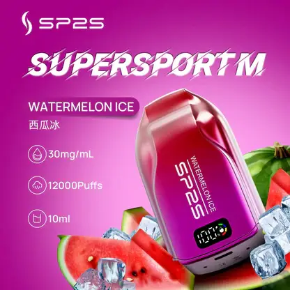 SP2S 歐洲版 12000口 拋棄式電子煙｜具備自帶 LED 電量顯示使電力一目瞭然 台灣現貨
