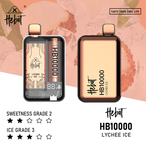 lizhi.webp Hebat 喜貝 10000口拋棄式電子煙|15ml大容量 台灣現貨