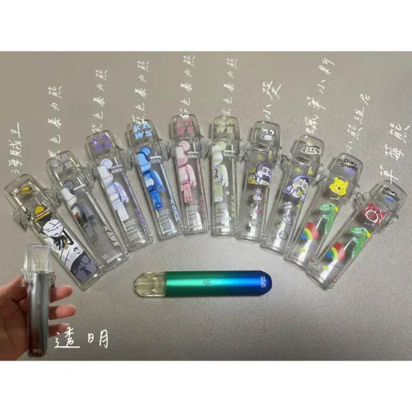 一代通用主機保護套｜透明外觀搭配卡通貼圖設計 台灣現貨