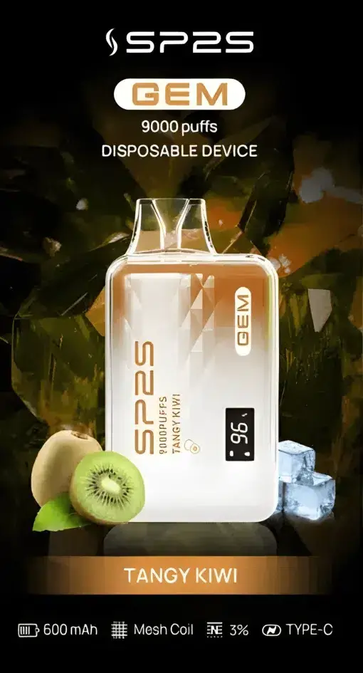SP2S 思博瑞 GEM 9000口 拋棄式電子煙｜擁有巨量裝煙油續航天花板 台灣現貨