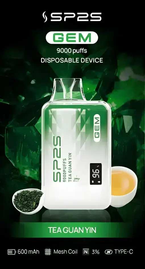 SP2S 思博瑞 GEM 9000口 拋棄式電子煙｜擁有巨量裝煙油續航天花板 台灣現貨