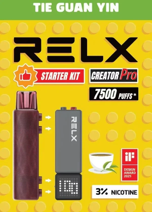 圖片_20260131011124_145_7.webp RELX 悅刻 Creator 積木拋棄式電子煙7000口|配備6ml儲油倉與3%尼古丁鹽 台灣現貨