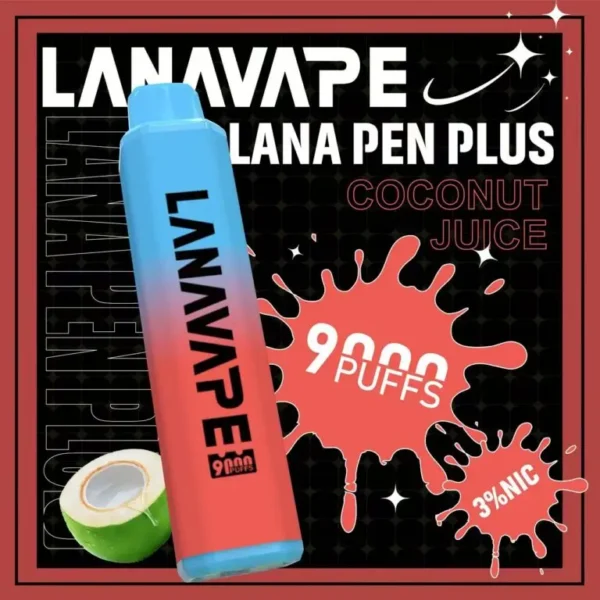 圖片_20260721191447-768x768-1.webp LANA PEN PLUS 9000口拋棄式電子煙|15ml儲油搭配 台灣現貨