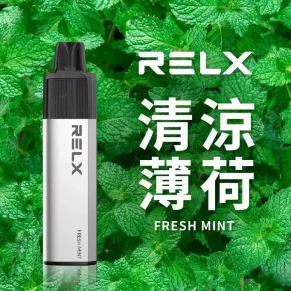 清凉薄荷-02.webp RELX 悅刻 GA 8000口 拋棄式電子煙|升級陶瓷芯純淨還原 具備 15ml 長效容量 台灣現貨