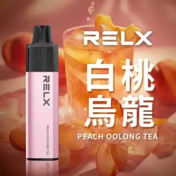 白桃乌龙-02.webp RELX 悅刻 GA 8000口 拋棄式電子煙|升級陶瓷芯純淨還原 具備 15ml 長效容量 台灣現貨