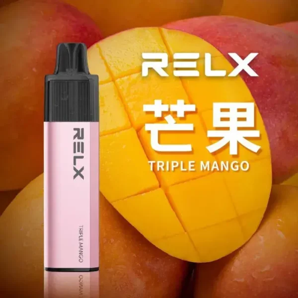 芒果-02.webp RELX 悅刻 GA 8000口 拋棄式電子煙|升級陶瓷芯純淨還原 具備 15ml 長效容量 台灣現貨